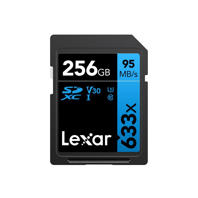 Lexar High-Performance 633x SDHC/SDXC UHS-I SD Card Capacity: 256GB