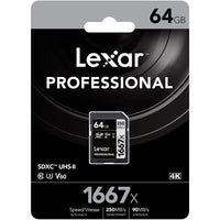 Lexar Professional 1667X SDXC UHS-II SD Card
