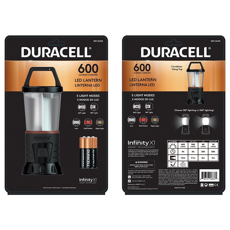 Duracell 600 Lumen LED Lantern - MataMata