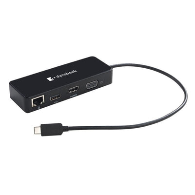 Dynabook USB - C to HDMI VGA LAN USB Travel Adapter Dock - MataMata