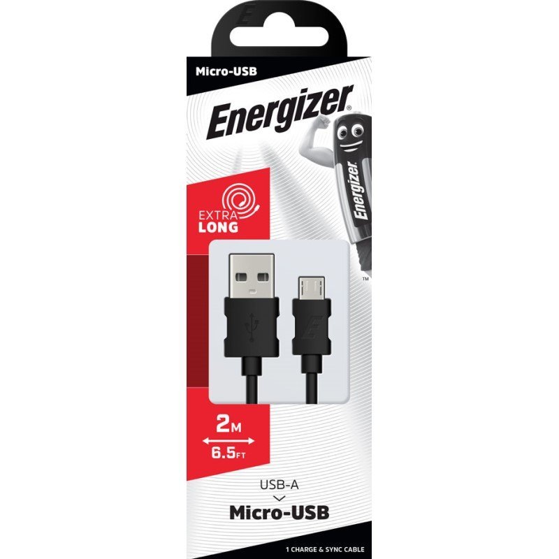 Energizer Micro - USB Cable Black - MataMata