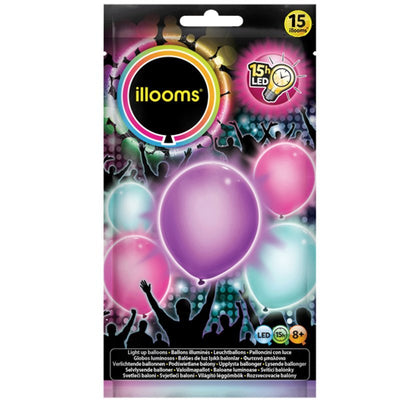illooms Light - Up LED Balloon 15 Pack - MataMata