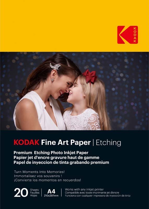 Kodak Fine Art Premium Etching Paper 210gsm A4 20 Sheets - MataMata