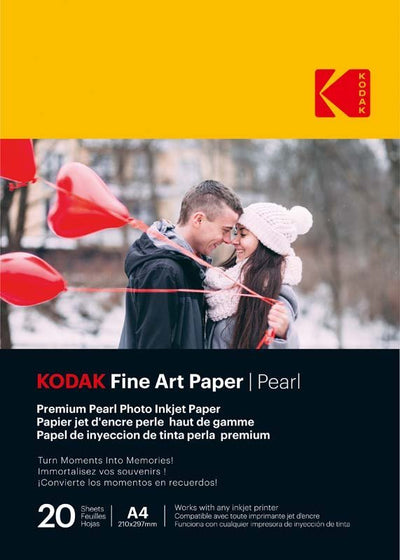 Kodak Fine Art Premium Pearl Paper 240gsm A4 20 Sheets - MataMata