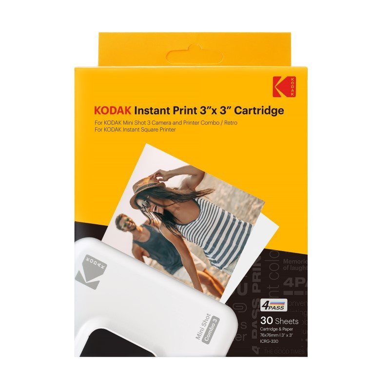 Kodak Instant 3’X3’ Camera Cartridge 30 Sheets - MataMata