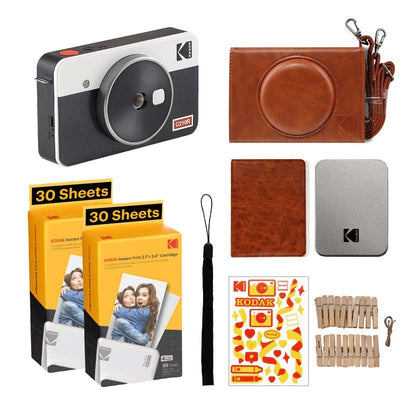 Kodak Instant Camera Mini Shot 2 Retro Cartridge + Accessories Bundle - MataMata