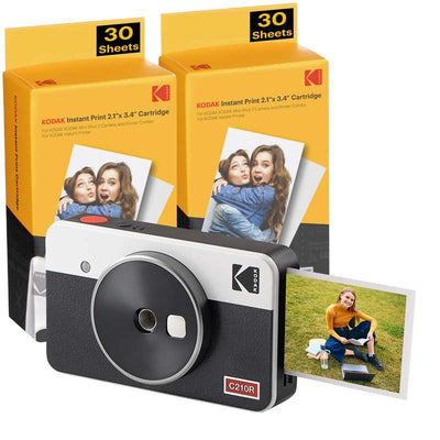 Kodak Instant Camera Mini Shot 2 Retro Cartridge Bundle - MataMata