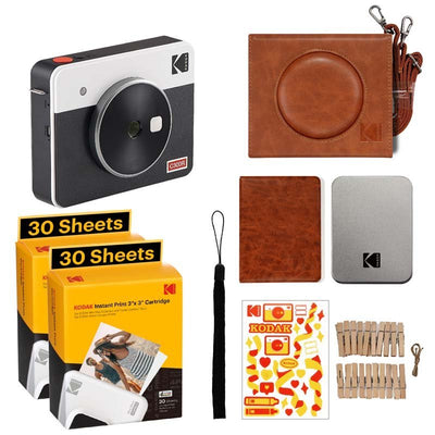 Kodak Instant Camera Mini Shot 3 Retro Cartridge + Accessories Bundle - MataMata