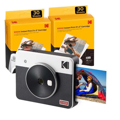 Kodak Instant Camera Mini Shot 3 Retro Cartridge Bundle - MataMata