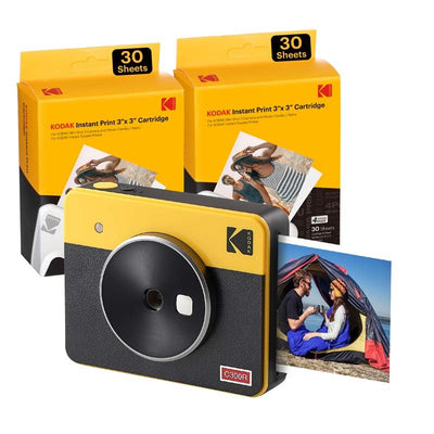 Kodak Instant Camera Mini Shot 3 Retro Cartridge Bundle - MataMata