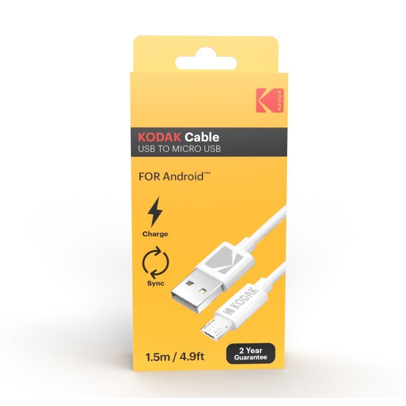 Kodak Micro - USB Cable White 1 Metre - MataMata