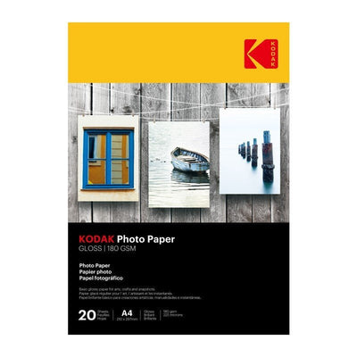 Kodak Photo Paper Gloss 180gsm A4 20 Sheets - MataMata