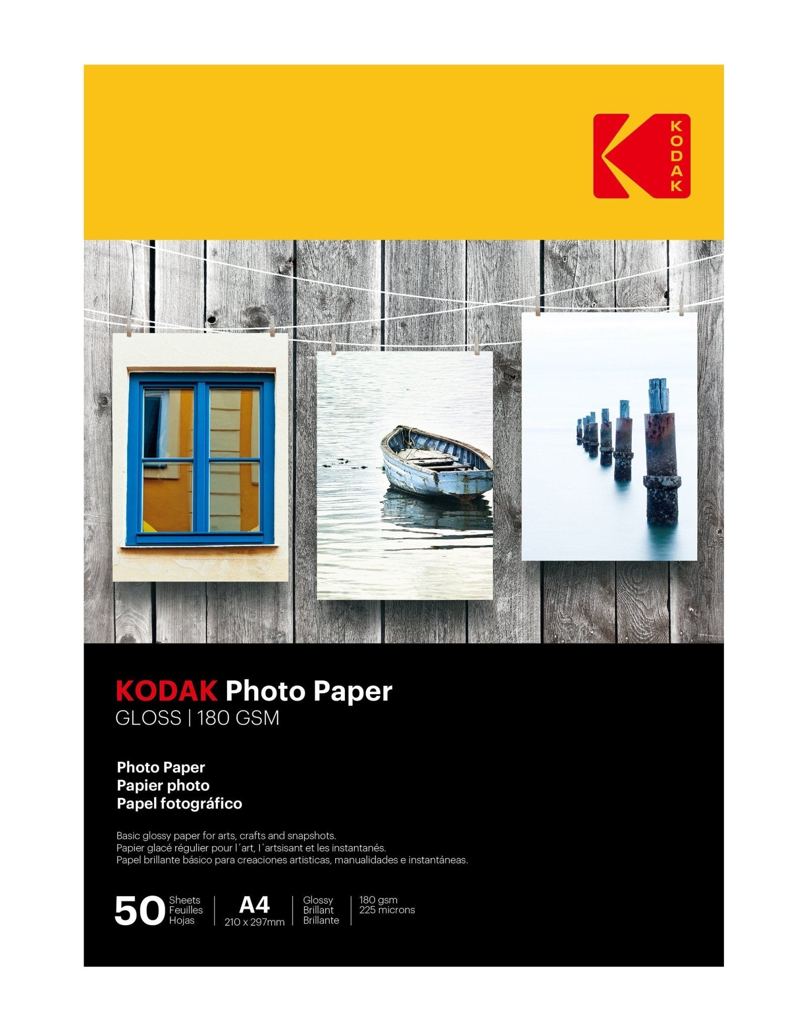 Kodak Photo Paper Gloss 180gsm A4 50 Sheets - MataMata