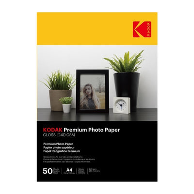 Kodak Photo Paper Gloss 250gsm A4 50 Sheets - MataMata