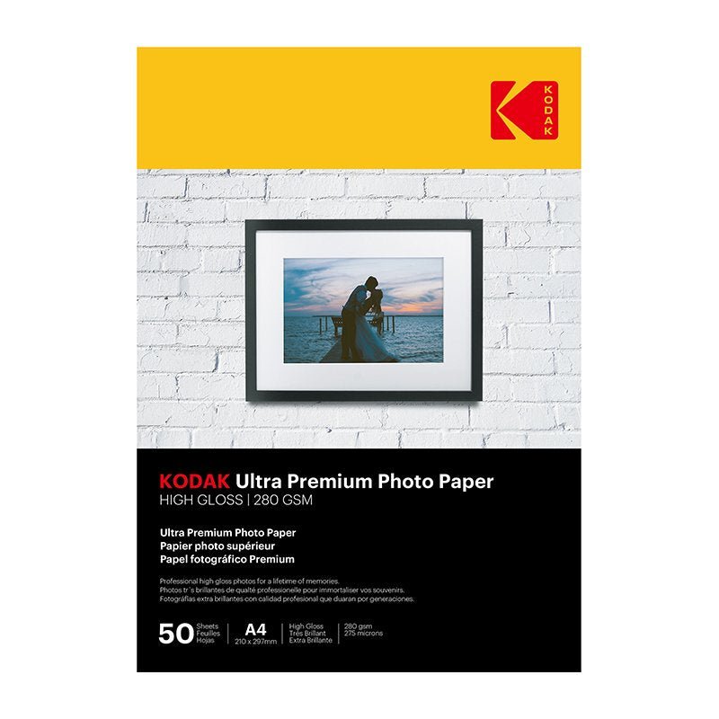 Kodak Photo Paper High Gloss 280gsm A4 50 Sheets - MataMata