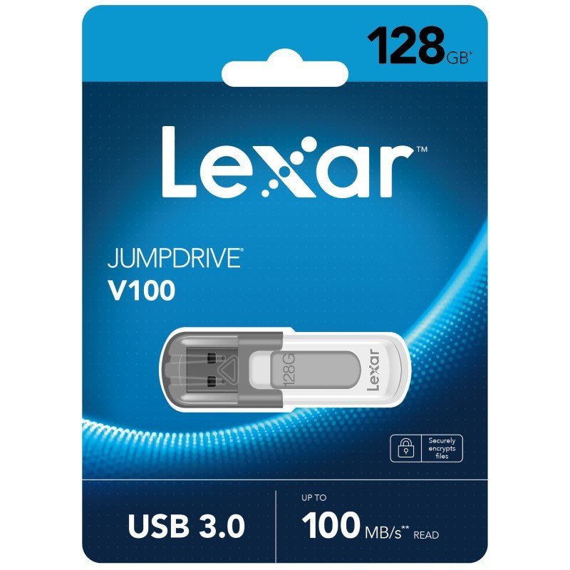 Lexar JumpDrive V100 USB 3.0 Flash Drive Capacity: 128GB - MataMata