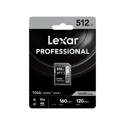 Lexar Professional 1066X SDXC UHS - I Silver Series SD Card - MataMata