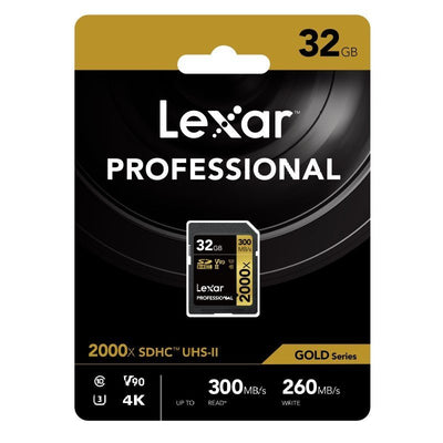 Lexar Professional 2000X SDHC/SDXC UHS - II SD Card - MataMata
