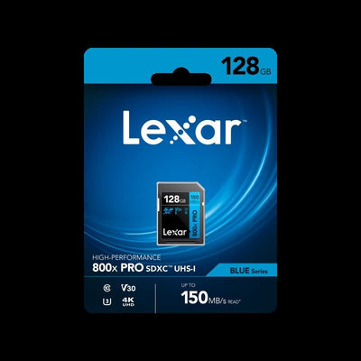 Lexar Professional 800X PRO SDXC UHS - I SD Card - MataMata