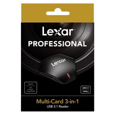 Lexar Professional Multi - Card 3 - In - 1 USB3.1 Reader - MataMata